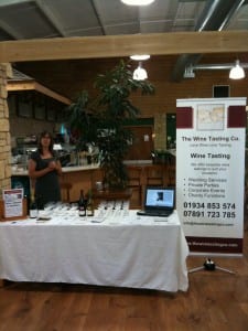 The Wine Tasting Co. Puxton Park Wedding Show Stand