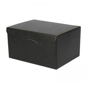 6 Bottle Gift Box - Textured Black
